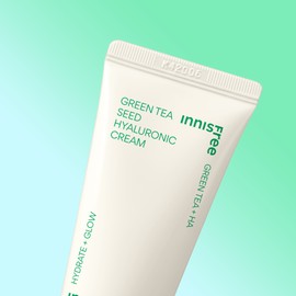 innisfree [여행용 사이즈] 이니스프리 그린티 씨드 히알루론산 수분크림 / 진정 보습 속건조 화잘먹 30ml, 1개
