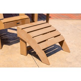 Island Retreat Adirondack Ottoman for Adirondack Chairs - Teak