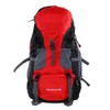 50L Waterproof Bag Camping Climbing Outdoor Travel Hiking Backpack Red