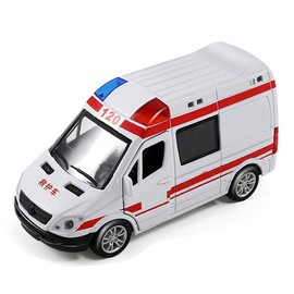Ambulance Toy Car High Simulation Emergency Vehicle Toy with Light for Kids Children