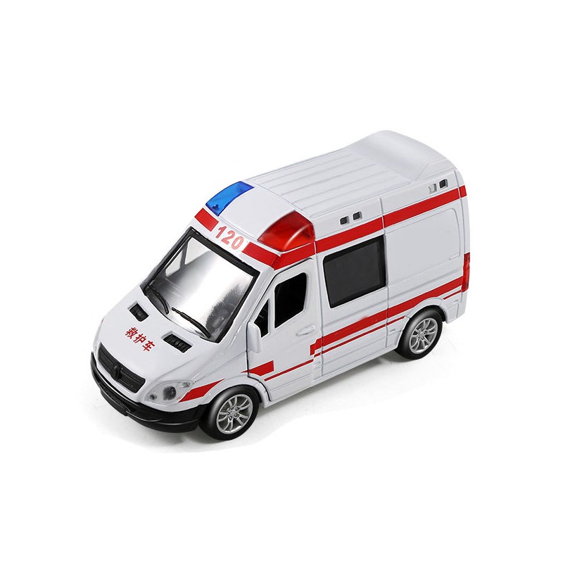 Ambulance Toy Car High Simulation Emergency Vehicle Toy with Light