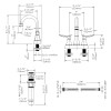 USA Local Stock 4 Inch Alloy Hot Cold Double Deck