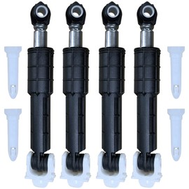 WH01X20826 Washer Shock Absorber Kit (4 Shock and 4 Pins) Fit for GE General Electric, Kenmore Washers Replaces WH01X10343 WH01X10385 WH01X10260 WH01X10425 AH1482318 AP4265856 PS1482318 PD00001516