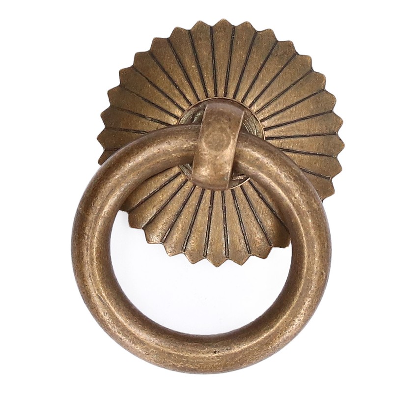 10Pcs Drawer Handles Premium Brass Durable Rustproof Vintage Style Antique