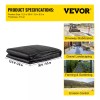 Vevor Geotextile Driveway Fabric 12.5 X 30 Ft Pp Fabric