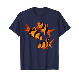 Freshwater Fish Fun Clown Loach Fish Aquarium Design-Tiger Botia T-Shirt