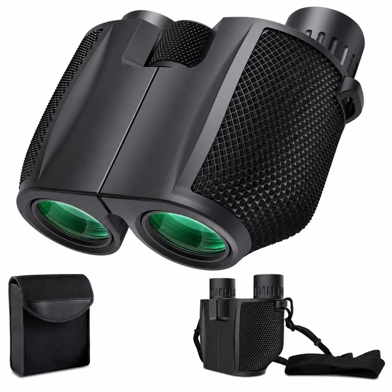 COMET Binoculars 10X25 Long Range Pocket HD Telescope Folding Compact