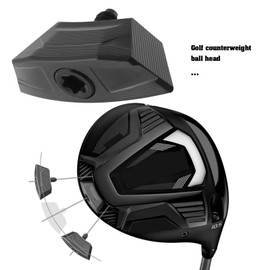 Briny River Golf Club Screw Counterweight Screw Ball Head Weight 15G Compatible with Ping G425 Driver Black