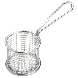 masterclass Professional Mini Round Chip Serving Basket, 8.5 cm (3.25")