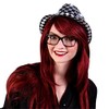 blinkee LED Flashing Fedora Hat with Checkered Sequins