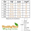 HealthyNees 15-20 mmHg Zipper Compression Plus Size Calf Leg Closed