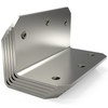 KOMOHOM L Bracket Corner Brace(15PCS), 4 Inch Galvanized Medium L