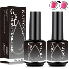 2 Pack Gel Nail Polish Remover,Gel Remover for Nails, Quickly Remove Acrylic Powder Gel Clear in 3-5 Minutes,Gel Nails Remove Home Salon Use, No Soaking or Wrapping (2 Pcs)