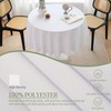 BYDOLL Table Cloth Round 60 Inch Tablecloth Fits Max50 Inch