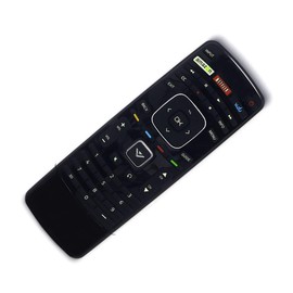 USARMT XRT301 Replacement TV Remote Control for Vizio XRT-301 Smart LCD/LED Television with 3D, Vudu, and Keyboard Back (098003060922/0980-0306-0922)