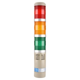 Heschen Industry Signal Light Tower Stack Light, 12VDC, Industrial Buzzer, Red Green Yellow LED light, Alarm Warning,