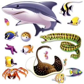 Marine Life Props Party Accessory (1 count) (16/Pkg)