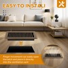 Floor Register 4x10, Floor Vent Covers, Heavy Duty Steel Walkable