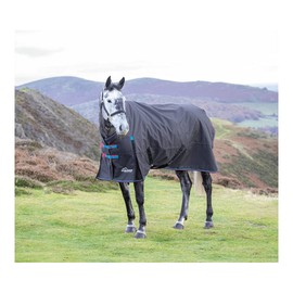 Shires Highlander 200G Mediumweight Horse/Pony Turnout Rug in Black 6'9" / 81", Black