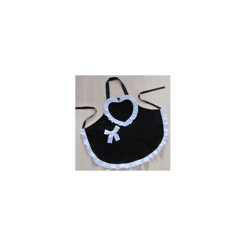 Hyzrz Hot Black Royal Waitress Cooking Chef Bib Aprons for