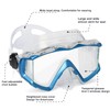 Adult Pano 3 Window Scuba Diving Mask, Professional Snorkel Mask