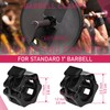 Pack of 2 Dumbbell Clasps, Quick Release Olympic Barbell Clamps