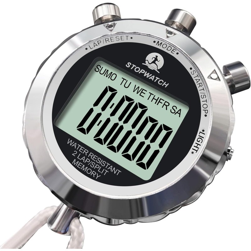 Rolilink Stopwatch,Metal Stop Watch for Sports Stopwatches Timer for Sports