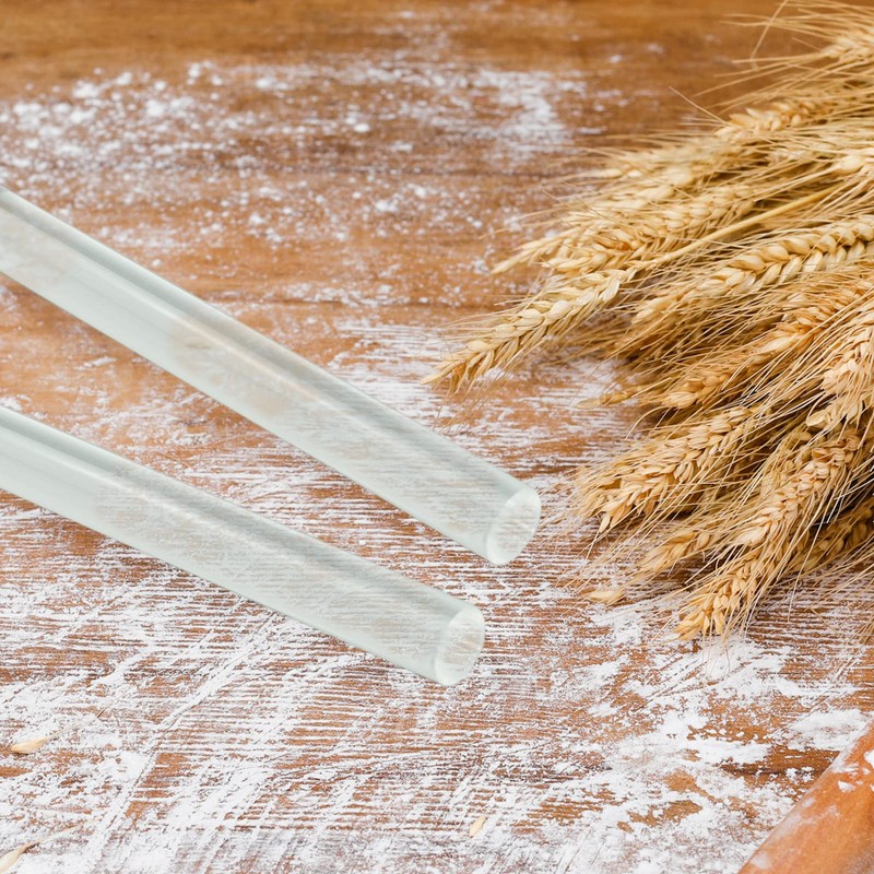 1 Pieces Clay Rolling Pin, Solid Ultra Smooth Acrylic Clay