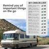 WANGCL Portable Memo Board Reusable Plastic RV Checklist Daily Affairs