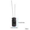 Create idea 50pcs 47UF 50V Electrolytic Capacitor 6.3x11mm for Household