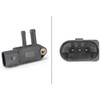 HELLA 6PP 009 409-261 Sensor, exhaust pressure - 3-pin connector