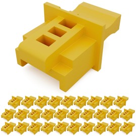 30x RJ45 Dust Plug Cap Blanking Plug Network Socket Protection Socket LAN Yellow