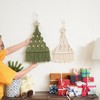 ACESOME 2PCS Macrame Tree Kit, Christmas Tree Macrame DIY Weaving