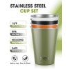 Siugohaus Premium Stainless Steel Cups 12 oz Pint Cup Tumbler