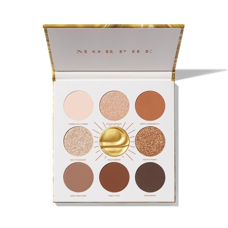 Morphe Rich & Foiled Artistry Palette, Eye Shadow Palette -