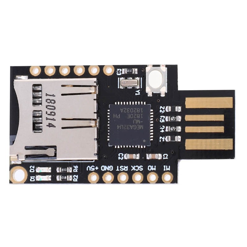CJMCU- Virtual Keyboard Badusb USB TF Memory Keyboard ATMEGA32U4(Black )