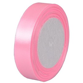 Satin Ribbon Pink 20 mm, 22 Metres Gift Ribbon Ribbon Ribbons for Crafts Sewing, Decorative Ribbon Fabric Ribbon Ribbons for Gift Wrapping Hair Bows Birthday Wedding Parties Decoration