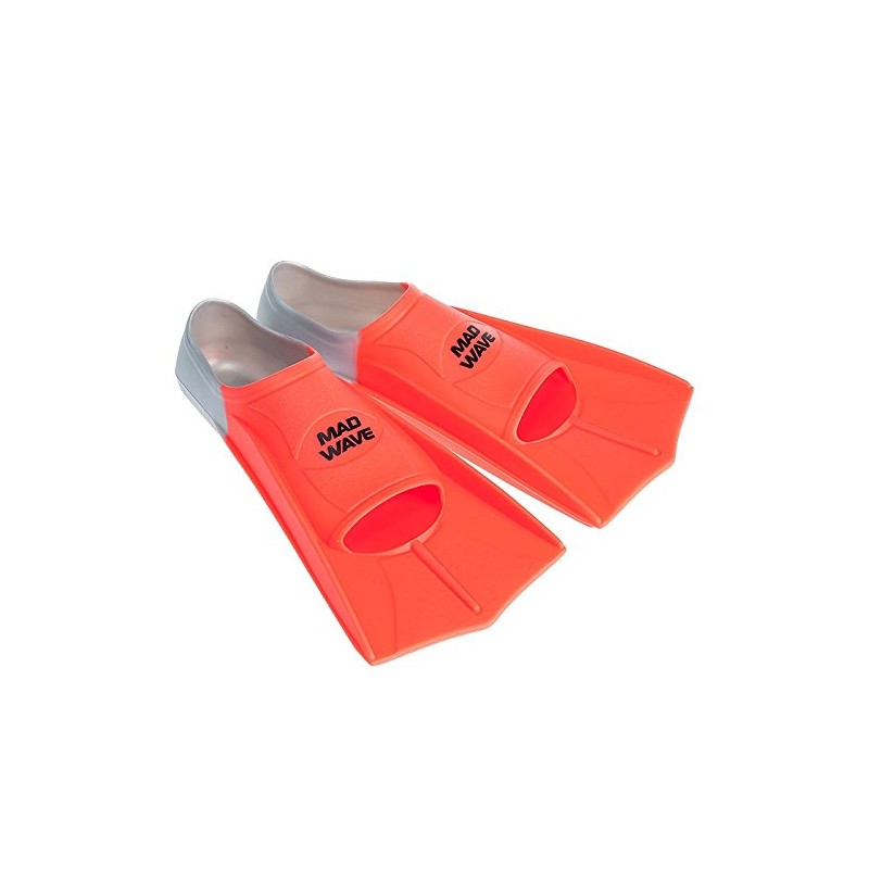 Mad Wave Training Fins - Orange 33-34