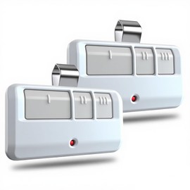 2 for Chamberlain LiftMaster Craftsman Garage Door Opener Remote, Replaces 893LM 893Max 891LM 371LM 373LM 971LM 973LM, no Wait Wireless Remote Keyless Entry, Safe Security(White)