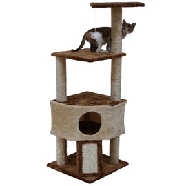 Go Pet Club F708 46" Kitten Tree,Beige