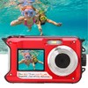 Waterproof Digital Camera, Full HD 2.7K 48MP 10ft Waterproof Underwater