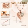 Minicremation Cremation Heart Urn Necklace Ashes Jewelry for Women Men