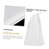 Sosoport 2pcs Plant Protection Cover Greenhouse Frost Guard Drawstring Winter