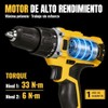 PRETUL TALI-20P2K, Kit taladrodestornillador 12, 20V con 32 accesorios