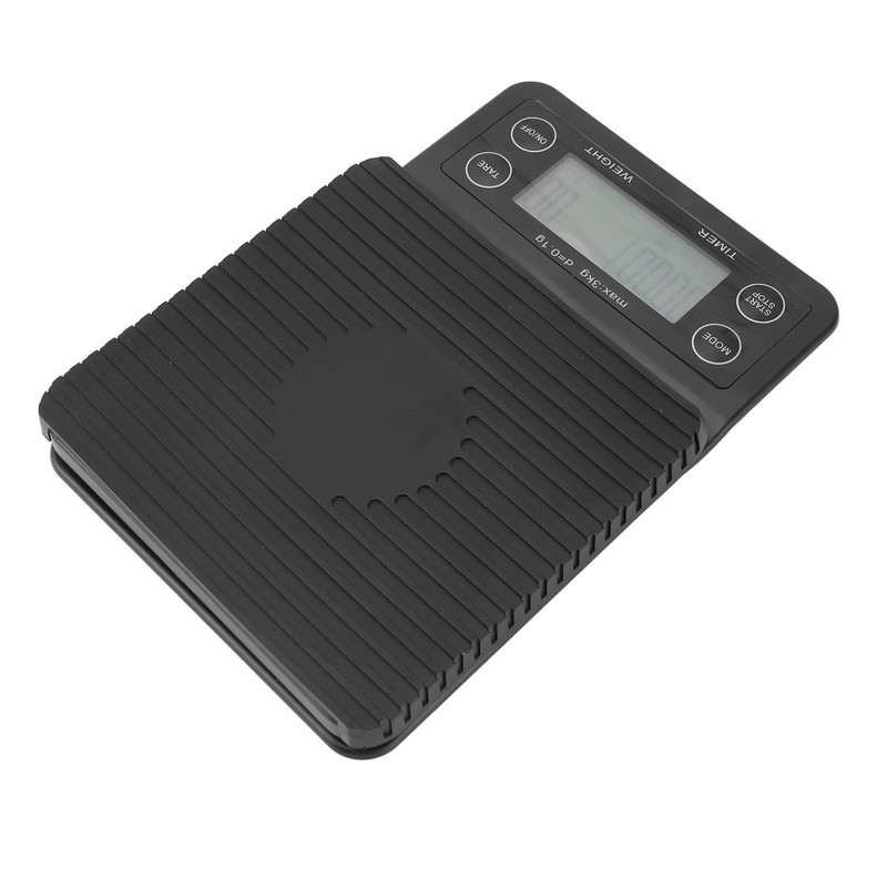 Digital Coffee Scale with Timer Waterproof Silicone Mat High Accuracy