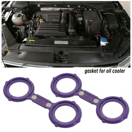 EMSea 2PCS Oil Cooler Gaskets for C-Class W203 S203 320CDI E-Class W211 S211 280CDI G-Class W461 280CDI M-Class W164 ML 280CDI 300CDI A6421880580 6421880480