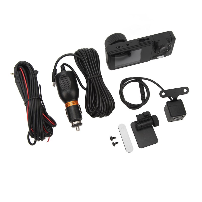 1080P Dash Cam with Triple Lens 2 Inch IPS Display