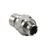Tsnamay Brushed Nickel Shower Head Swivel Ball 360°Brass Chrome Shower