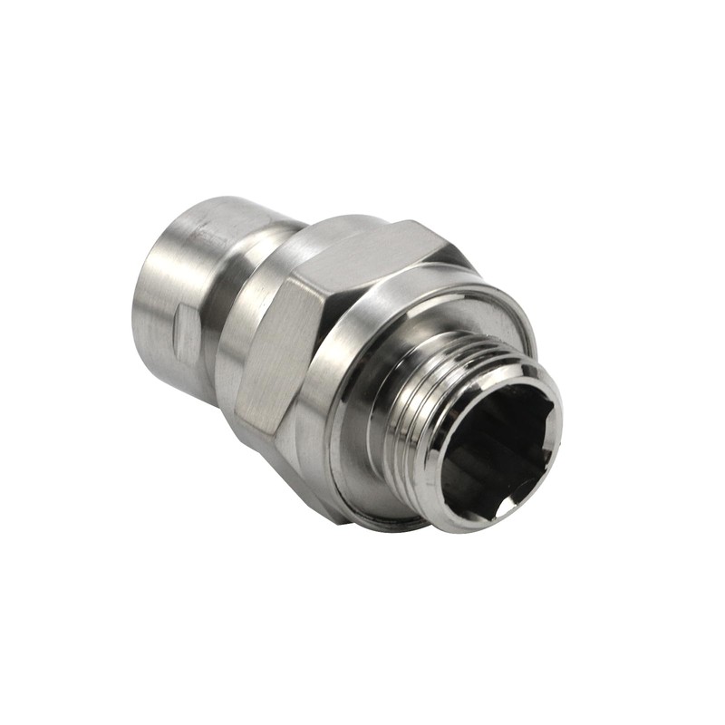 Tsnamay Brushed Nickel Shower Head Swivel Ball 360°Brass Chrome Shower