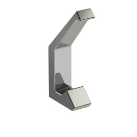 ALPENSTAHL Design Wall Coat Hook Single Coat Hook Metal Coat Hook Chrome-Plated Polished – TAURUS | Hook Chrome-Plated Steel | Wall Hook for Screwing | Pack of 1